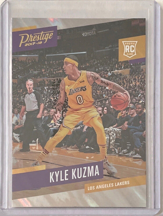 KYLE KUZMA 2017-18 PANINI PRESTIGE MIST ROOKIE RC #176