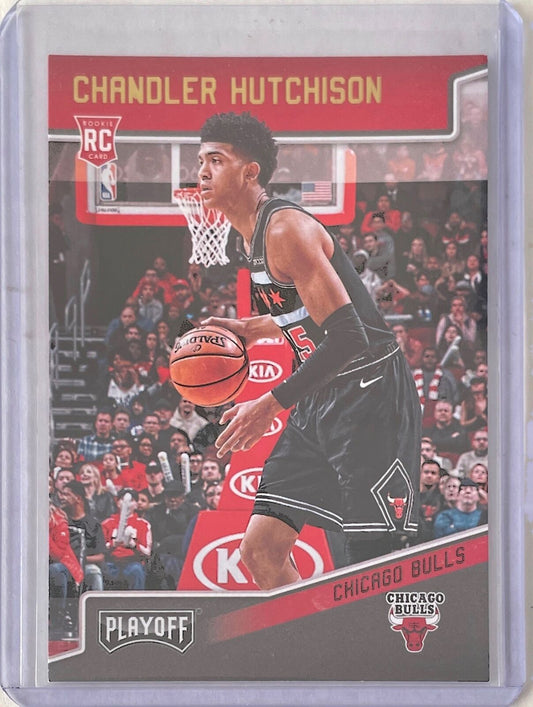 CHANDLER HUTCHISON 2018-19 PANINI CHRONICLES PLAYOFF ROOKIE RC #D 04/10