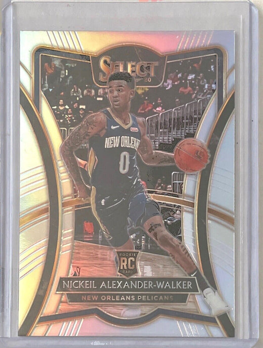 NICKEIL ALEXANDER-WALKER 2019-20 SELECT PREMIER LEVEL SILVER PRIZM ROOKIE #195