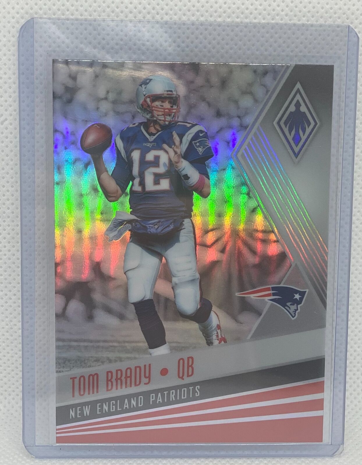 TOM BRADY 201 PANINI PHOENIX SILVER PRIZM #22