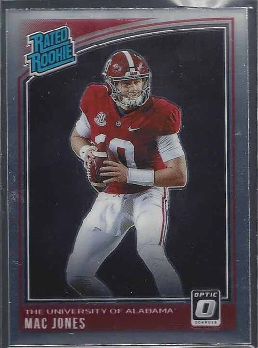 MAC JONES 2021 PANINI DONRUSS OPTIC CHRONICLES ROOKIE RC #209