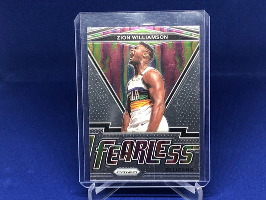 ZION WILLIAMSON 2020-21 PANINI PRIZM FEARLESS # 7