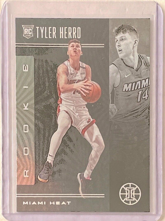 TYLER HERRO 2019-20 PANINI ILLUSIONS TROPHY COLLECTION SAPPHIRE ROOKIE RC #175