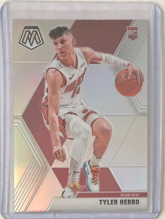 TYLER HERRO 2019-20 PANINI MOSAIC SILVER PRIZM ROOKIE RC #223