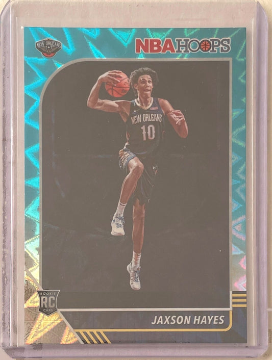 JAXSON HAYES 2019-20 PANINI HOOPS TEAL EXPLOSION ROOKIE RC #205