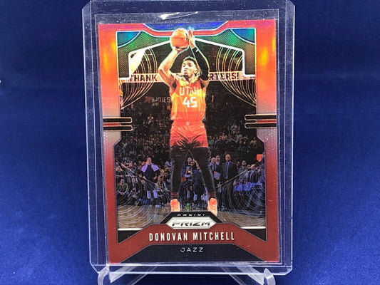 DONOVAN MITCHELL 2019-20 PANINI PRIZM RED PRIZMS #D 186/299