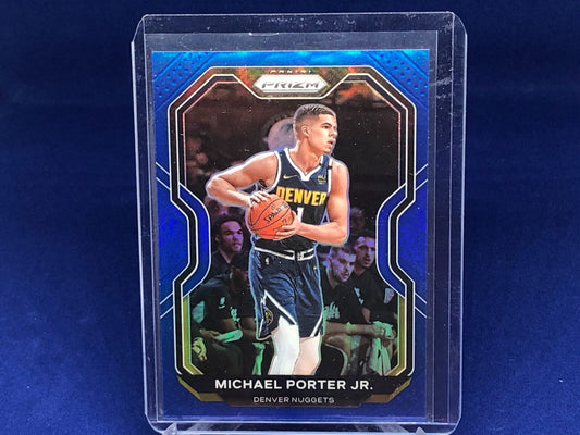 MICHAEL PORTER JR 2020-21 PANINI PRIZM BLUE PRIZMS #D 25/199