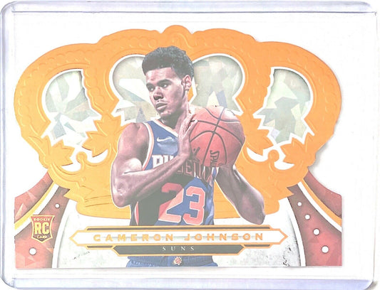 CAMERON JOHNSON 2019-20 PANINI CROWN ROYALE BRONZE CRACKED ICE ROOKIE RC #1