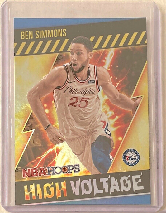 BEN SIMMONS 2020-21 PANINI HOOPS HIGH VOLTAGE #12