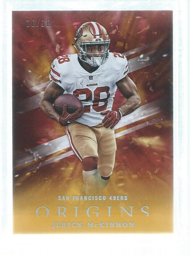 JERICK MCKINNON 2018 PANINI ORIGINS GOLD #D 10/10