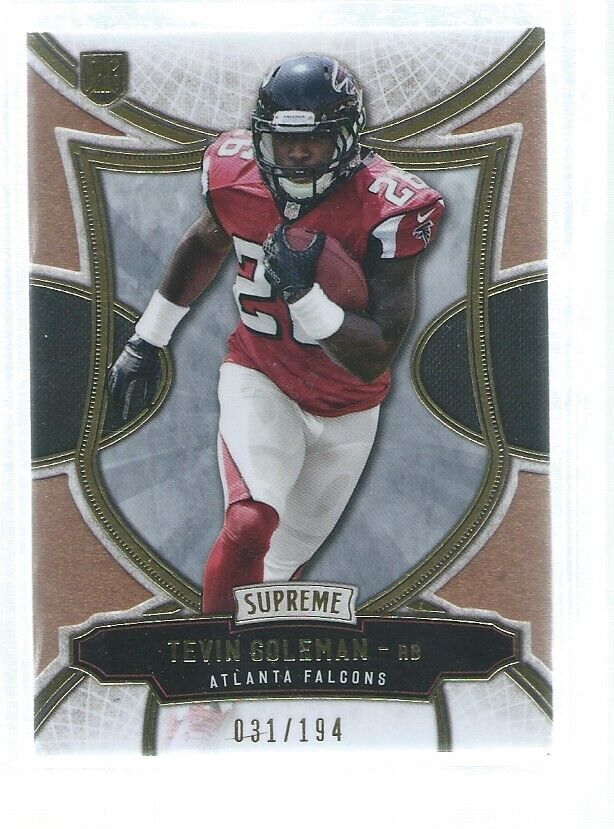 TEVIN COLEMAN 2015 TOPPS SUPREME BRONZE RC #D 31/194