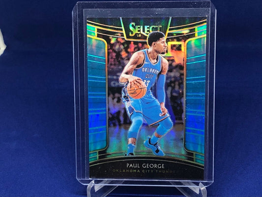 PAUL GEORGE 2018-19 PANINI SELECT CONCOURSE LIGHT BLUE PRIZM #D 25/299