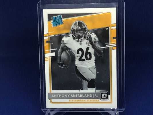 ANTHONY MCFARLAND 2020 DONRUSS OPTIC RATED ROOKIE BLACK WHITE VARIATION RC # 341