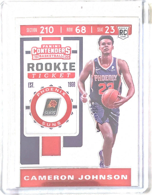 CAMERON JOHNSON 2019-20 PANINI CONTENDERS PREMIUM SP ROOKIE RC #122