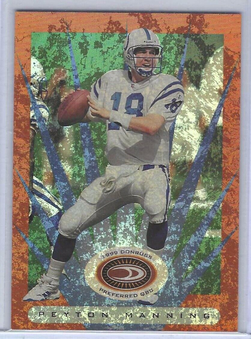 PEYTON MANNING 1999 DONRUSS PREFERRED QBC RED #D /500