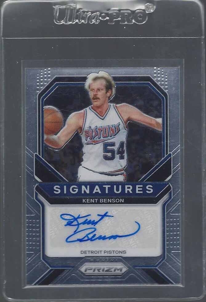 KENT BENSON 2020-21 PANINI PRIZM PISTONS AUTO