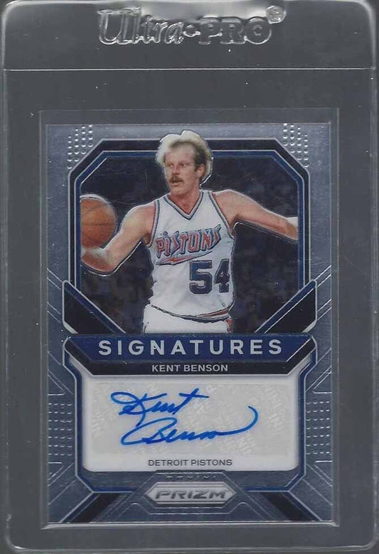 KENT BENSON 2020-21 PANINI PRIZM PISTONS AUTO