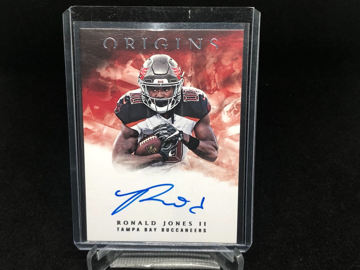 RONALD JONES II 2018 PANINI ORIGINS ON CARD AUTO RC