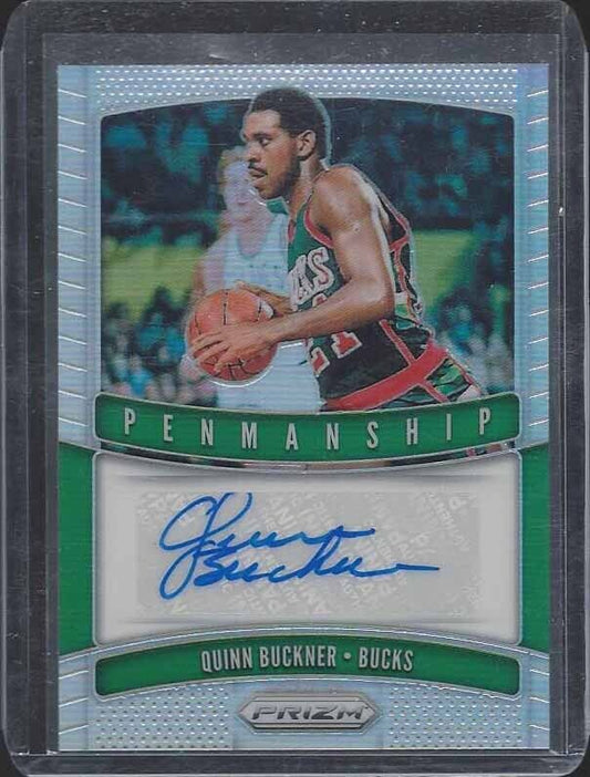 QUINN BUCKNER 2019-20 PANINI PRIZM PENMANSHIP AUTO SILVER PRIZM #PM-QBK