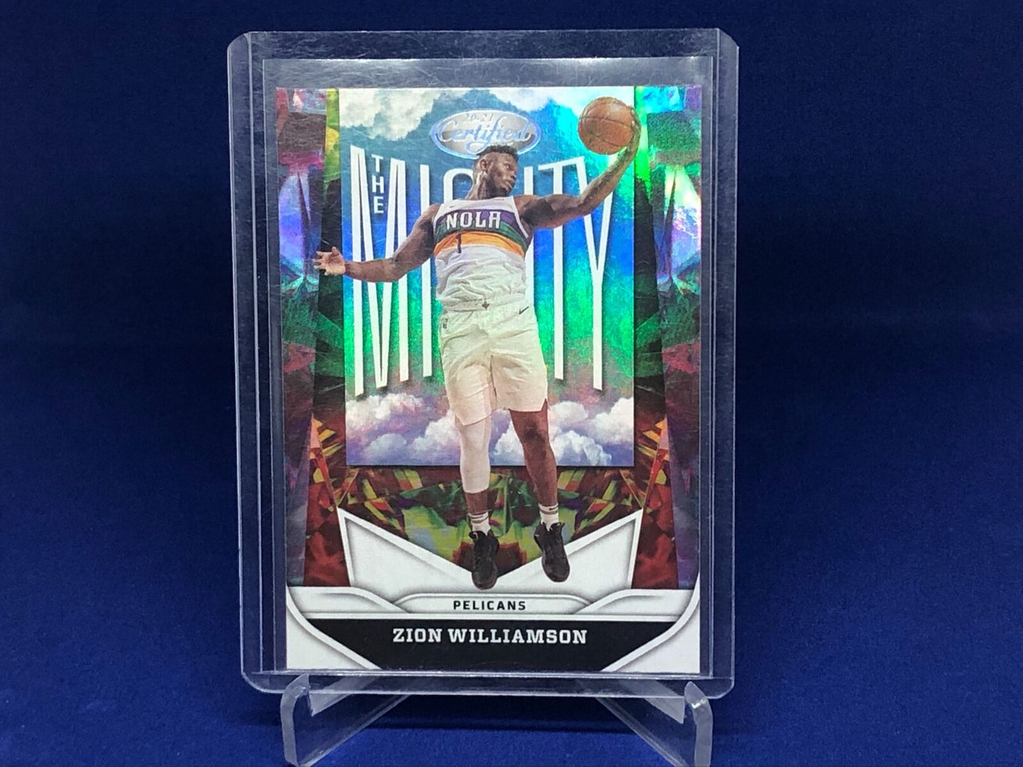 ZION WILLIAMSON 2020-21 PANINI CERTIFIED THE MIGHTY # 13
