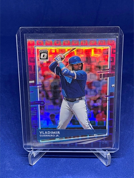 VLADIMIR GUERRERO JR 2020 PANINI DONRUSS OPTIC PURPLE PANDORA HOLO #D 47/99