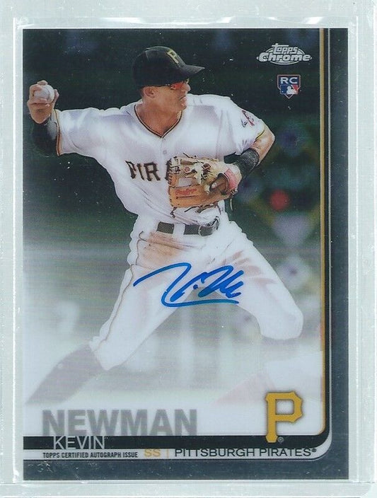 KEVIN NEWMAN 2019 TOPPS CHROME ON CARD AUTO ROOKIE RC
