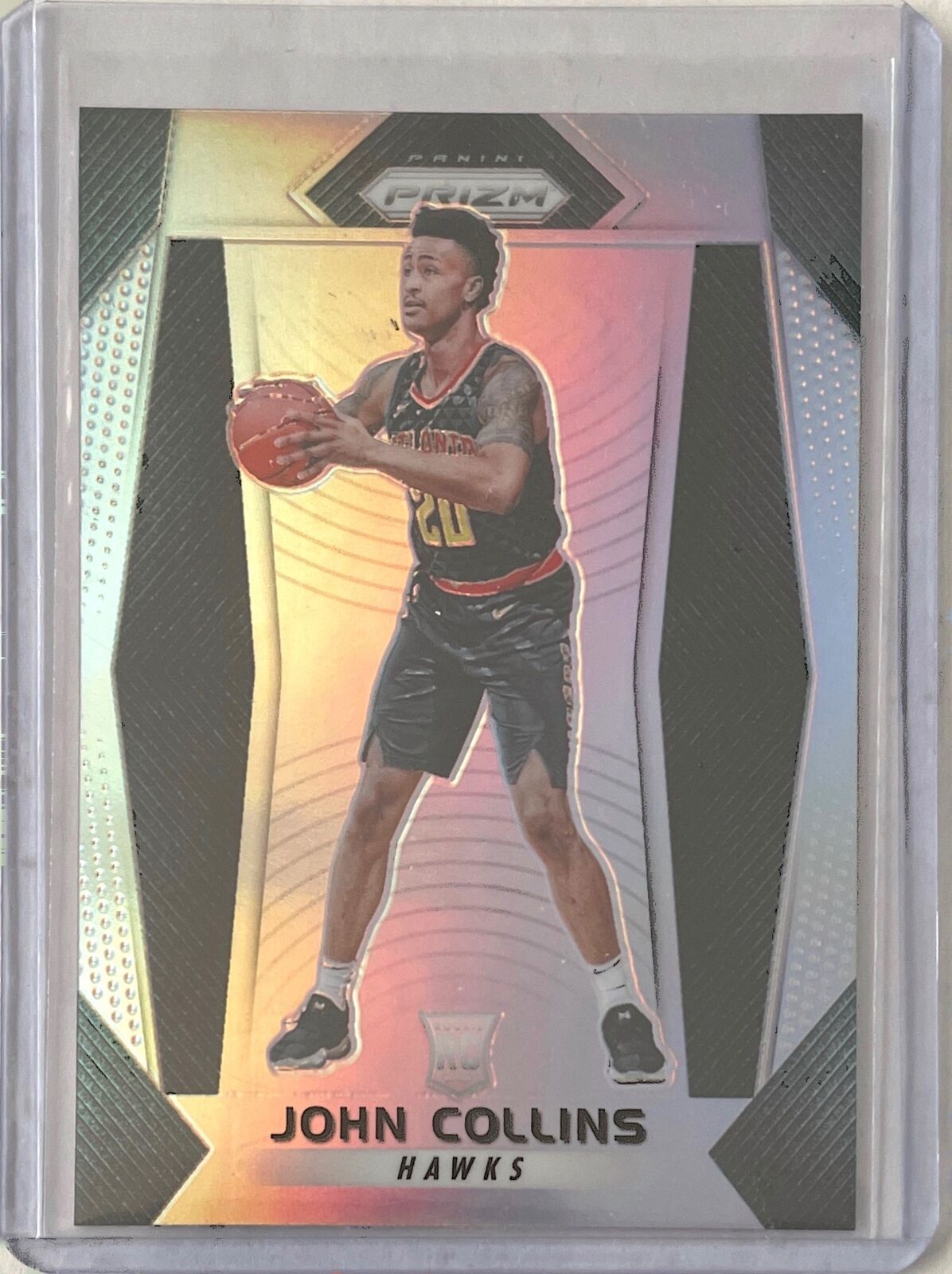 JOHN COLLINS 2017-18 PANINI PRIZM SILVER PRIZM ROOKIE RC #109
