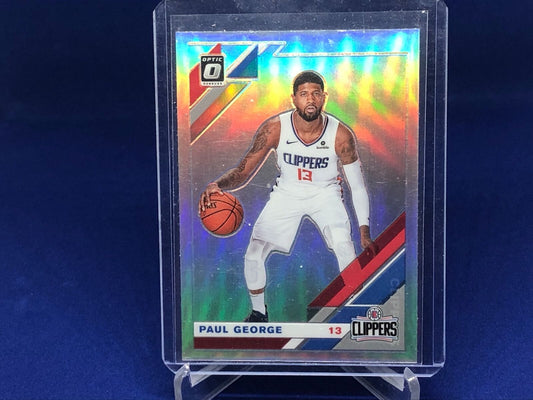 PAUL GEORGE 2019-20 PANINI DONRUSS OPTIC SILVER HOLO # 20