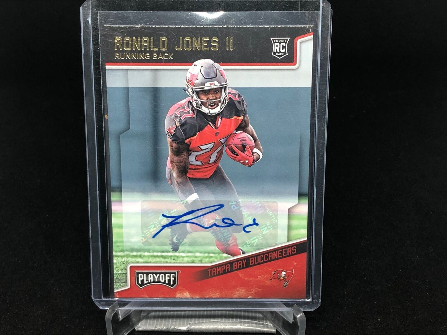 RONALD JONES II 2018 PANINI PLAYOFF AUTO RC # 214