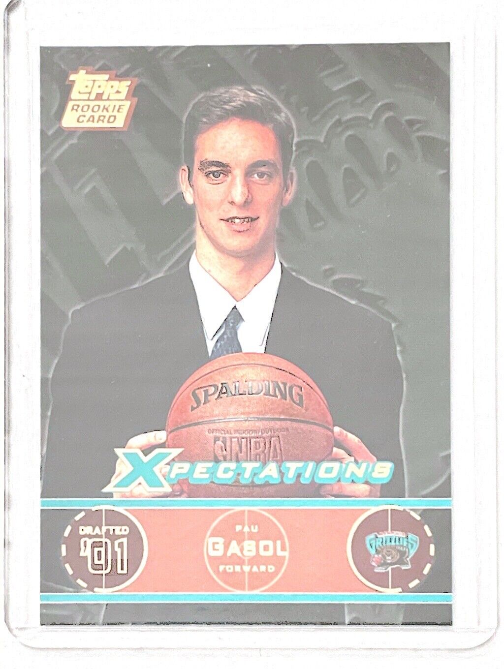 PAU GASOL 2001-02 TOPPS XPECTATIONS ROOKIE RC #103