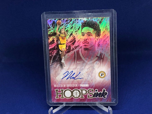 MALCOM BROGDON 2020-21 PANINI NBA HOOPS INK AUTO