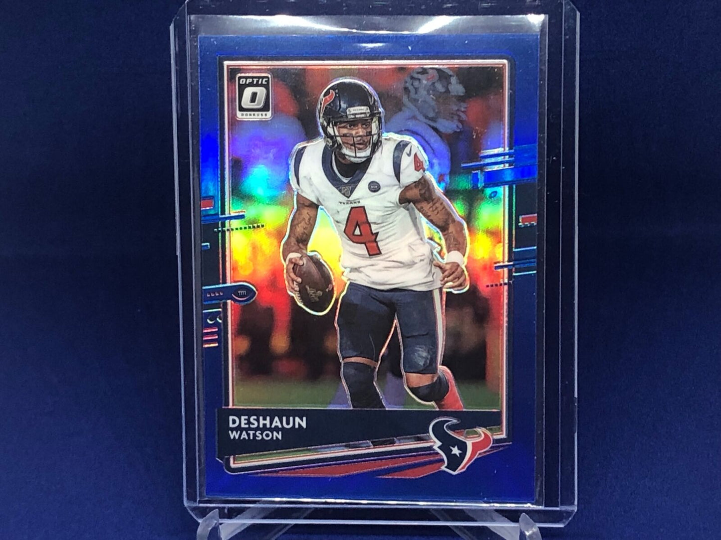 DESHAUN WATSON 2020 PANINI DONRUSS OPTIC BLUE HOLO #D 128/179