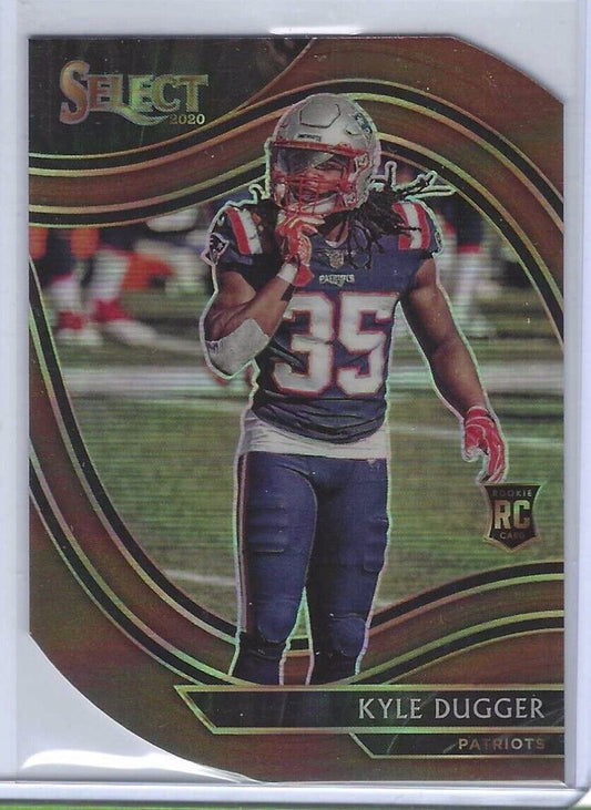 KYLE DUGGER 2020 SELECT FIELD LEVEL BRONZE PRIZM DIE CUT RC #D /355