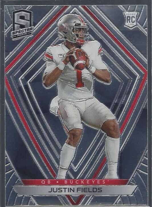 JUSTIN FIELDS 2021 PANINI SPECTRA CHRONICLES ROOKIE RC #280