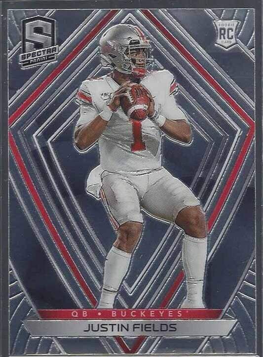 JUSTIN FIELDS 2021 PANINI SPECTRA CHRONICLES ROOKIE RC #280