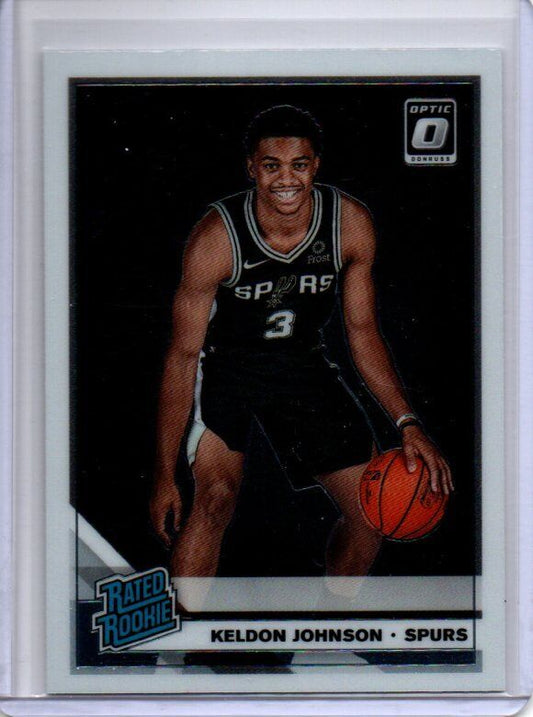 KELDON JOHNSON 2019-20 PANINI DONRUSS OPTIC TRUE ROOKIE RC #186