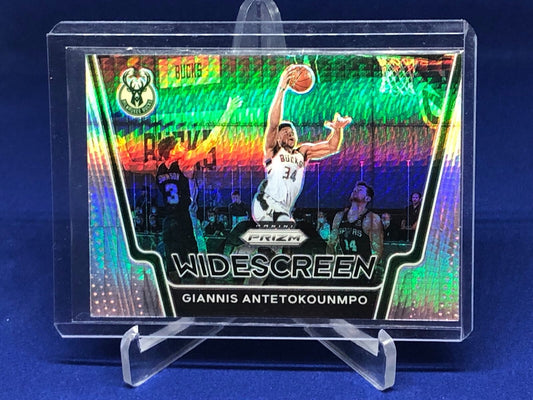 GIANNIS ANTETOKOUNMPO 2020-21 PANINI PRIZM WIDESCREEN HYPER PRIZM # 9
