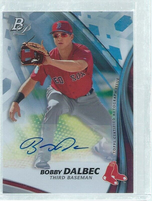 BOBBY DALBEC 2017 BOWMAN PLATINUM AUTO PROSPECT
