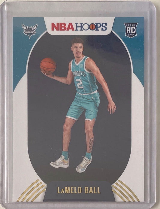 LAMELO BALL 2020-21 PANINI HOOPS WINTER GOLD FOIL ROOKIE RC #223