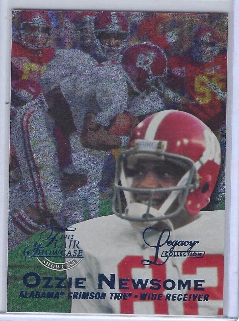OZZIE NEWSOME 2012 FLAIR SHOWCASE LEGACY COLLECTION #D /100