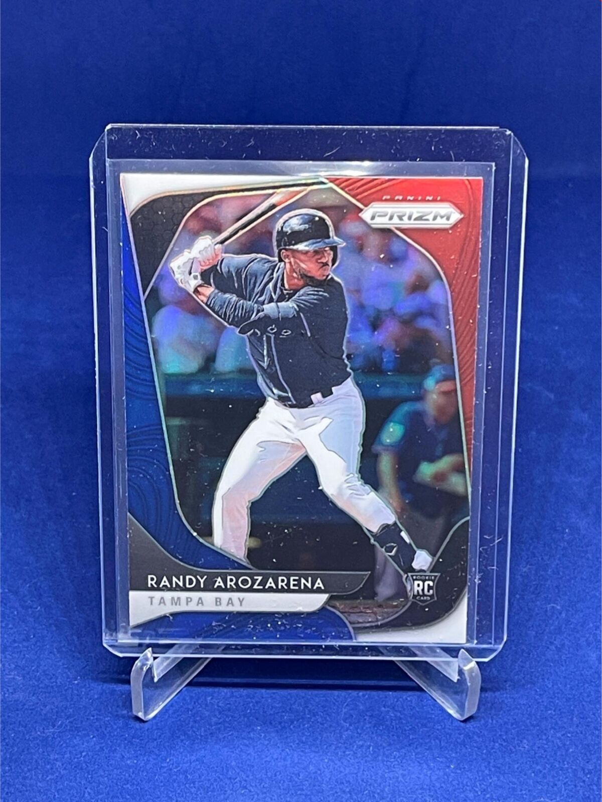 RANDY AROZARENA 2020 PANINI PRIZM RED WHITE BLUE ROOKIE RC # 53