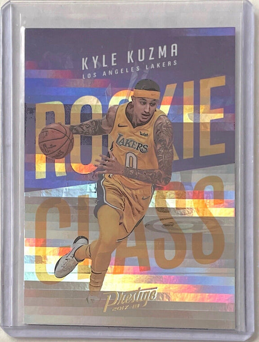KYLE KUZMA 2017-18 PANINI PRESTIGE ROOKIE CLASS HORIZON ROOKIE RC #22