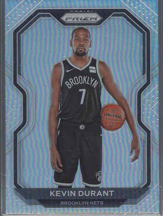 KEVIN DURANT 2020-21 PANINI PRIZM SILVER PRIZMS SP #81