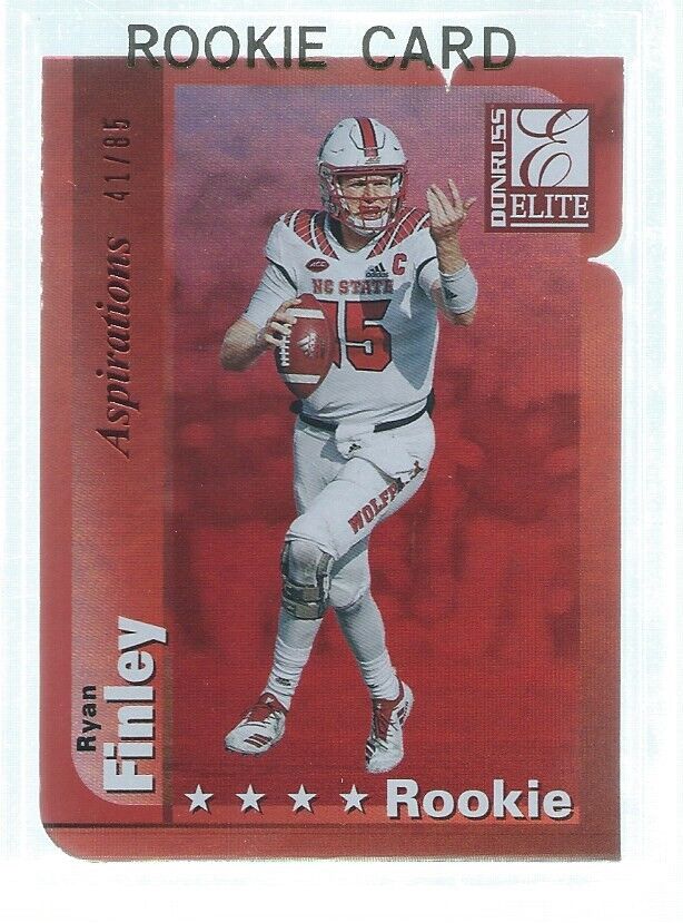 RYAN FINLEY 2019 PANINI DONRUSS ELITE ASPIRATIONS DIECUT RED RC #D 41/85