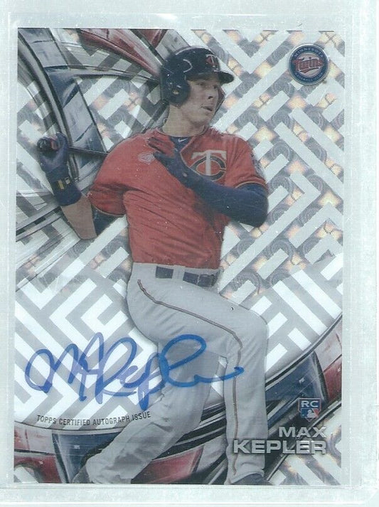 MAX KEPLER 2016 TOPPS BOWMAN HIGH TEK ON CARD AUTO REFRACTOR ROOKIE RC