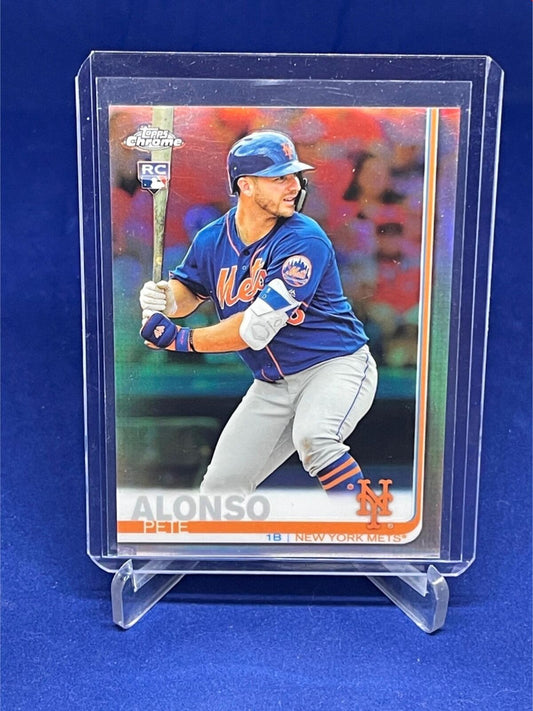PETE ALONSO 2019 TOPPS CHROME REFRACTOR ROOKIE RC # 204