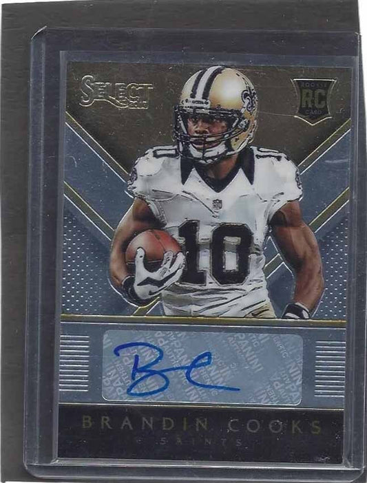 BRANDIN COOKS 2014 PANINI SELECT ROOKIE AUTO RC #D 68/99