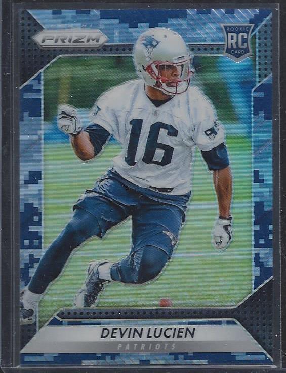 DEVIN LUCIEN 2016 PANINI PRIZM CAMO PRIZMS REFRACTOR ROOKIE RC #D 21/25