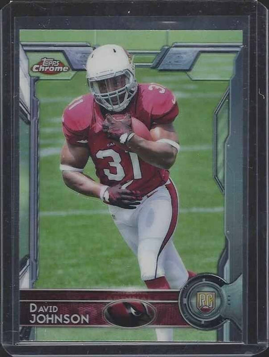 DAVID JOHNSON 2015 TOPPS CHROME TRUE ROOKIE RC #177