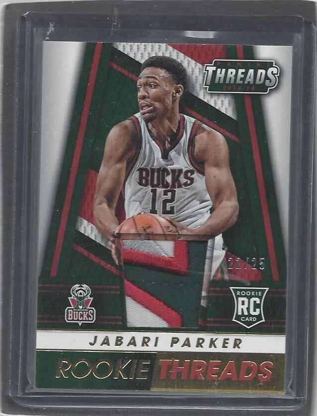 JABARI PARKER 2014-15 PANINI THREADS ROOKIE THREADS SICK 4 COLOR PATCH RC /25
